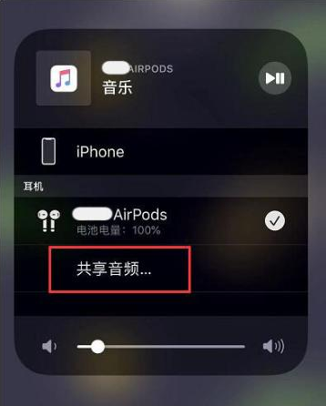 平桂苹果14音频维修点分享iPhone14音频共享设置方法 