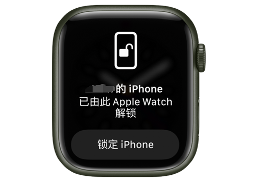 平桂苹果手机维修分享用 AppleWatch 解锁配备面容 ID 的 iPhone方法 