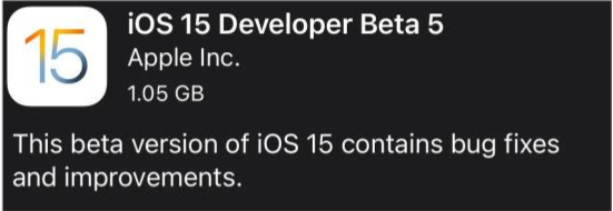 平桂苹果手机维修分享如何升级到iOS15.0 beta5 