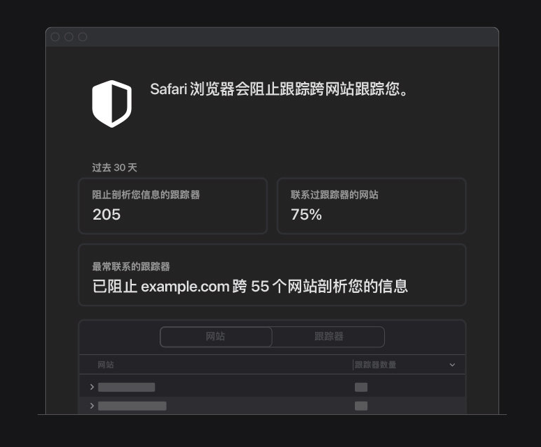 平桂苹果手机维修分享如何在 Safari 浏览器中查看和打开隐私报告 